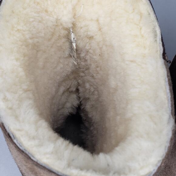 Merrell Encore Stitch High Espresso Boots Womens Size 8.5 Shearling Lining - Picture 13 of 16